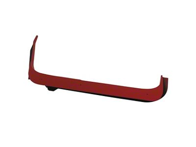 ABS Plastic Door Sill; Passenger Side (84-87 Corvette C4 Coupe)