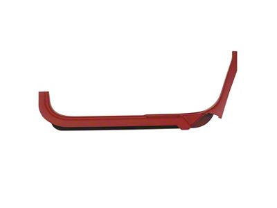 ABS Plastic Door Sill; Passenger Side (86-87 Corvette C4 Convertible)