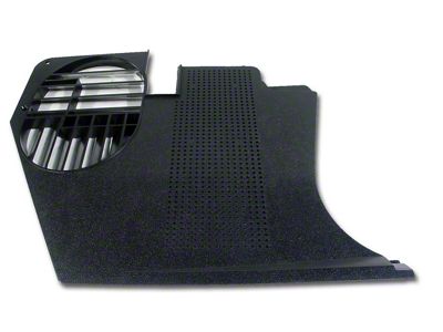 ABS Plastic Kick Panel; Unpainted; Passenger Side (68-77 Corvette C3)