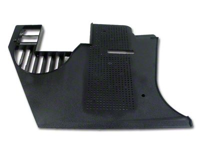 ABS Plastic Kick Panel; Unpainted; Passenger Side (78-82 Corvette C3)