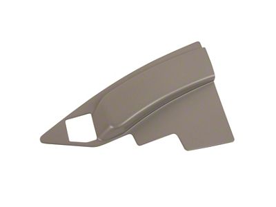 ABS Plastic Radio Side Panel; Driver Side (65-66 Corvette C2 w/ Power Antenna)