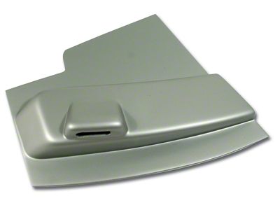 ABS Plastic Radio Side Panel; Driver Side (64-66 Corvette C2 w/o Power Antenna)
