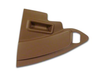 ABS Plastic Radio Side Panel; Passenger Side (1967 Corvette C2 w/o A/C)