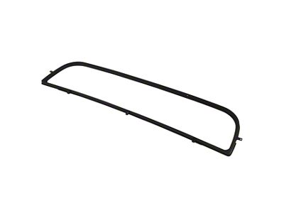 CA ABS Plastic Rear Window Frame; Dye to Match Black (73-77 Corvette C3 Coupe)