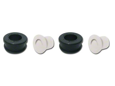 Accelerator Rod Bushings with Inserts; Pair (55-67 Corvette C1 & C2)