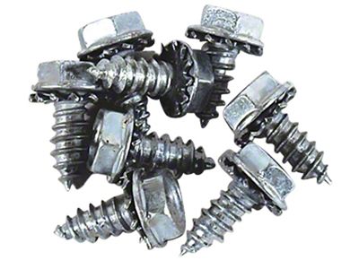 1963-1982 Corvette Access Plate Screw with External Lock Washer 8 Piece