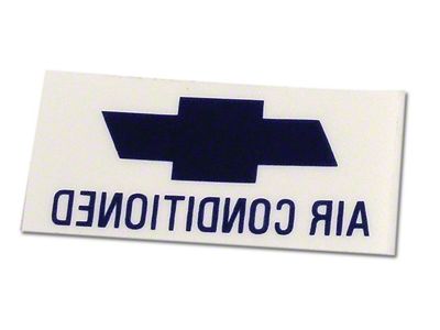 Air Conditioner Window Decal (1966 Corvette C2)
