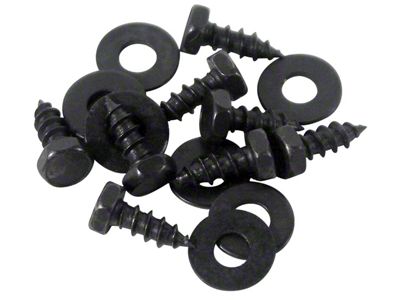 1963-1967 Corvette Air Conditioning Duct Mount Screws and Washers. 8 Piece Set