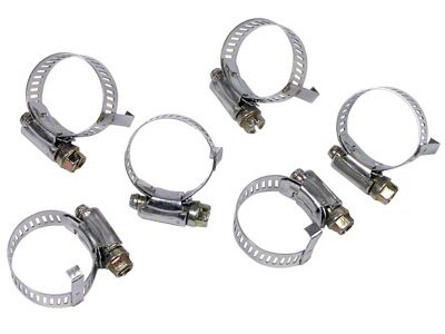 1963-1967 Corvette Air Conditioning Hose Clamp Set