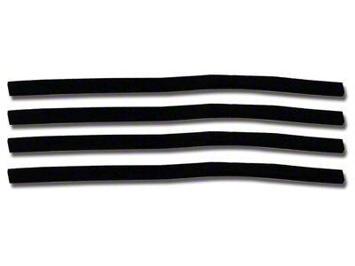1963-1967 Corvette Air Conditioning Vent Ball Felt Seals. 4 Piece Set