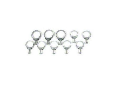 1966-1967 Corvette A.I.R. Hose Clamps. 10 Piece Set