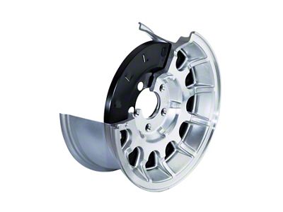 1988-1996 Corvette Alloy Brake Dust Shield - Pair - 17in