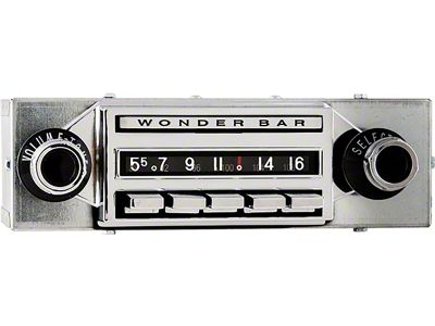AM/FM Wonderbar Stereo Radio with Bluetooth and Upgraded Power Supply (1958 Corvette C1)