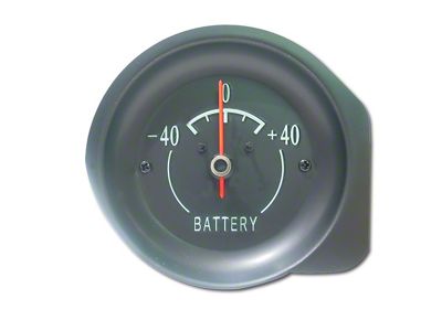 1968-1971 Corvette Ammeter Gauge Face - Green