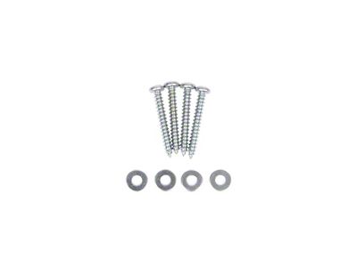 1965-1967 Corvette Armrest Screws and Washers. 4 Piece Set