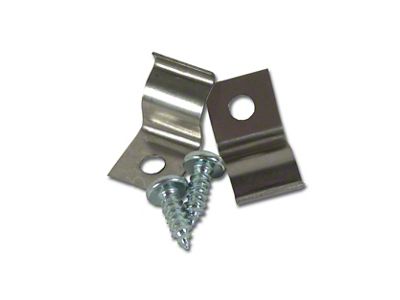 1956-1962 Corvette Ashtray Retainer Clips. with Screw