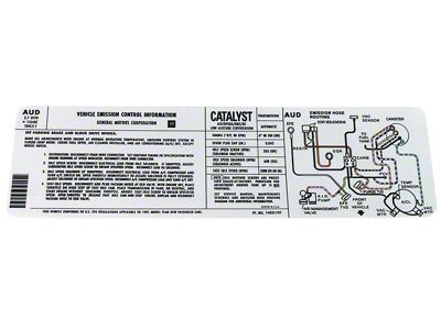 Automatic Emission Decal (1981 Corvette C3)