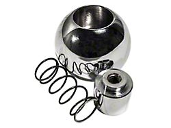 CA 1965-1982 Corvette Automatic Shift Knob With Button and Spring - Chrome