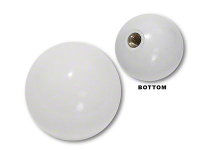 Automatic Shift Knob; White (56-62 Corvette C1)