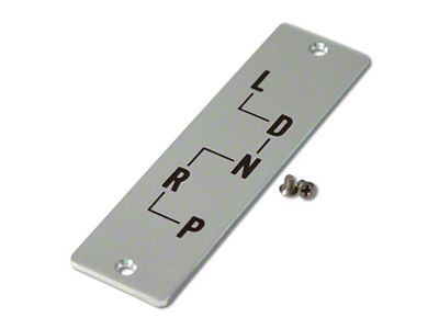 Automatic Shifter Indicator Plate (58-61 Corvette C1)