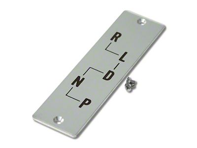 Automatic Shifter Indicator Plate (56-57 Corvette C1)