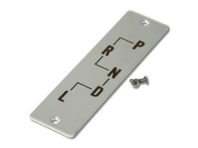Automatic Shifter Indicator Plate (1962 Corvette C1)