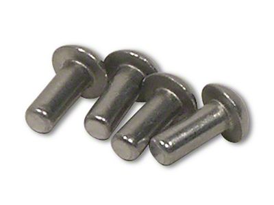 1966-1967 Corvette Auxiliary Grille Bracket Rivet Set. 4 Piece