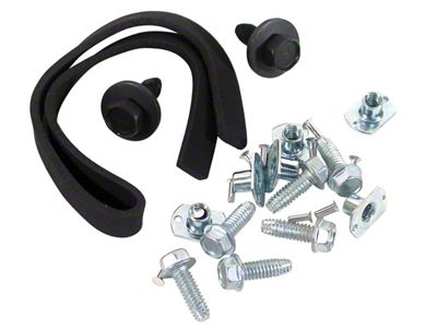 1963-1967 Corvette Battery Access Cover Bolt and Nut Kit