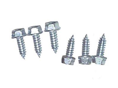 1963-1967 Corvette Battery Access Cover Bolts. with Air Conditioning 6 Piece