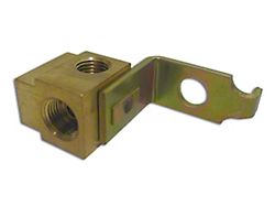 CA Block Brake Line Block; Front Driver Side (63-65 Corvette C2)
