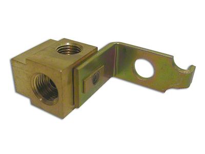 Block Brake Line Block; Front Driver Side (63-65 Corvette C2)