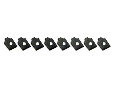 1963-1982 Corvette Body Mount No.3 Access Plate U-Nuts. 8 Piece