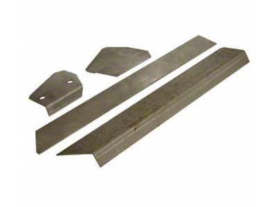 1965-1967 Corvette Body on Frame Patch - 4pc - Left and Right