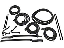 CA Body Weatherstrip Kit; 17-Pieces (63-67 Corvette C2 Convertible)