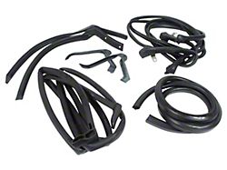 Body Weatherstrip Kit; 8-Pieces (63-67 Corvette C2 Convertible)