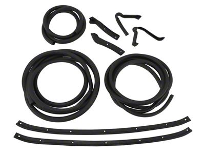 Body Weatherstrip Kit; 9-Pieces (63-67 Corvette C2 Coupe)