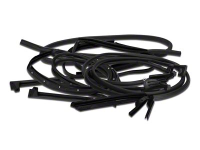 CA Body Weatherstrip Kit; Imported (70-72 Corvette C3 Coupe)