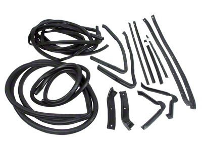 Body Weatherstrip Kit; Imported (64-67 Corvette C2 Coupe)