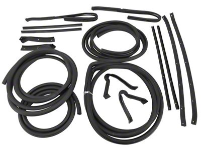 Body Weatherstrip Kit; USA Made (64-67 Corvette C2 Coupe)