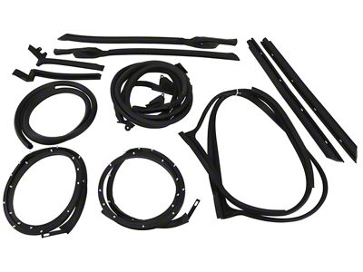 CA Body Weatherstrip Kit; USA Made (1968 Corvette C3 Coupe)