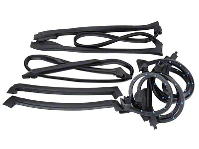 Body Weatherstrip Kit; USA Made (84-89 Corvette C4 Coupe)