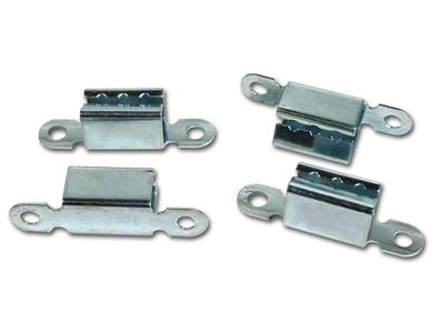 1967 Corvette Bolt-On Wheel Clips. 4 Piece Set