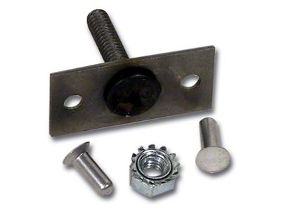 1963-1967 Corvette Bolt Plate, Nut and Rivet Set. with Air Conditioning