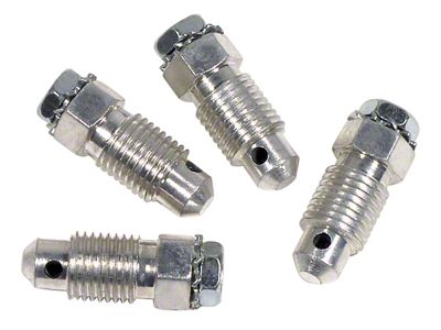 1953-1962 Corvette Brake Bleeder Valves. 3/8 X 24 4 Piece Set