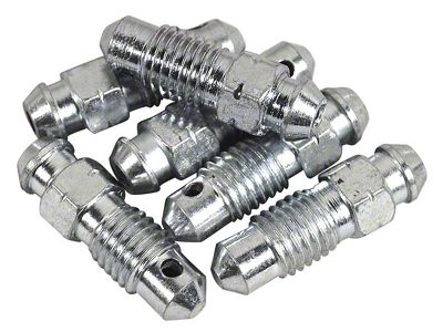 1965-1982 Corvette Caliper Bleeder Screw Set - 6 pieces