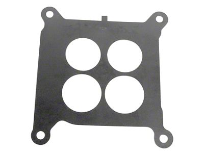 1966-1967 Corvette Carburetor Baffle Plate. 300 and 390HP Stainless Steel