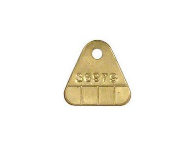 1964-1965 Corvette Carburetor Id Tag. 3697S 250HP