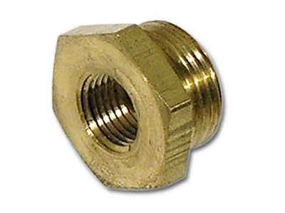 1962-1965 Corvette Carburetor Inlet Fitting. 3/4 Inch Hex Brass AFB