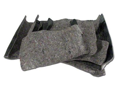 1953-1962 Corvette Carpet Insulation Kit. Front