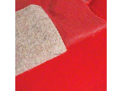 1993 Corvette Carpet. Red Poly-Back Coupe